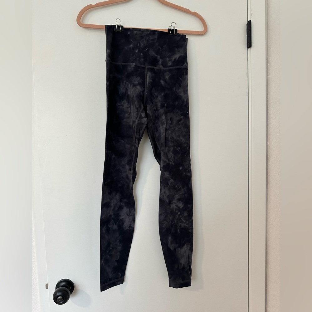 Lululemon Black Tie-Dye Leggings